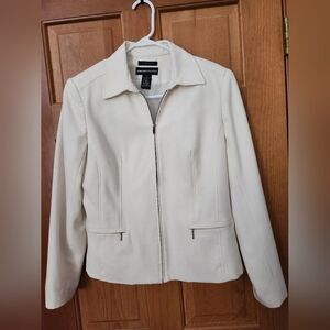 Off White Women's Zip-Up Blazer Size 6